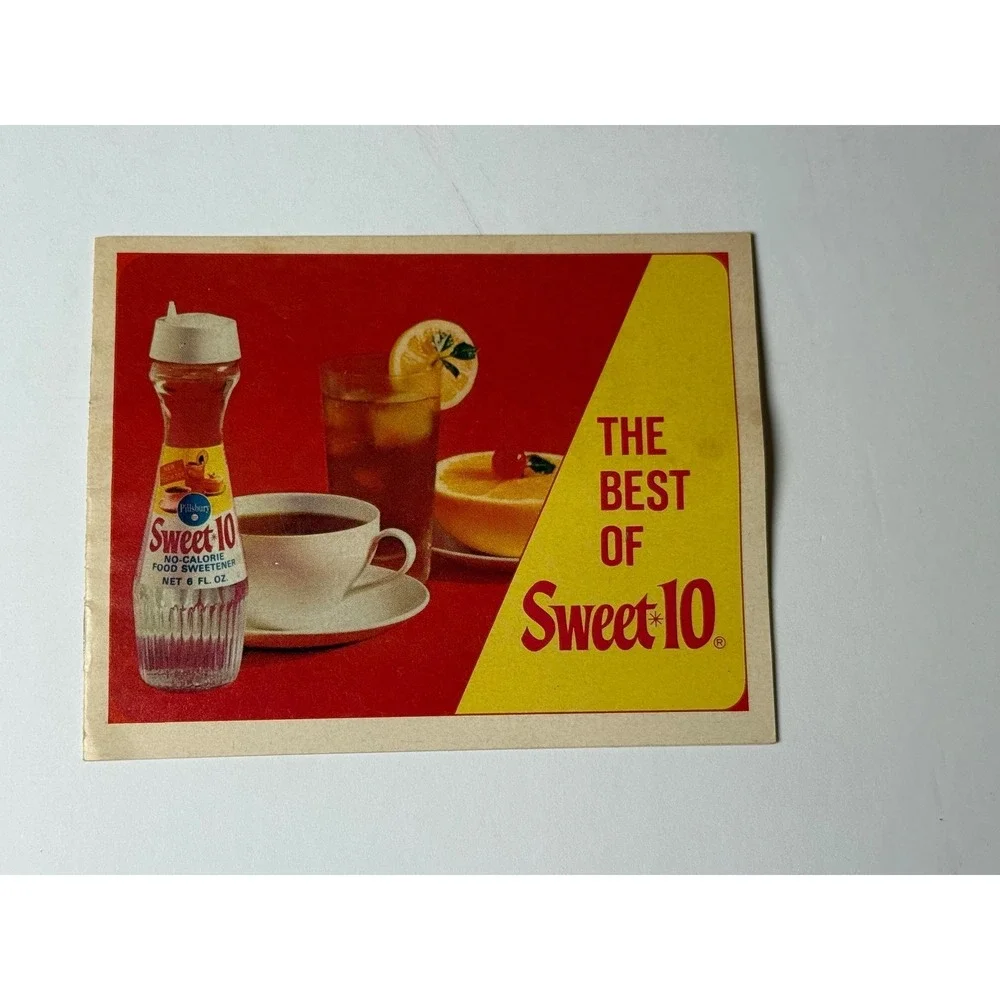 Vintage Pillsbury Sweet 10 Recipe Booklet The Best‎ of Sweet 10 1960s Ephemera